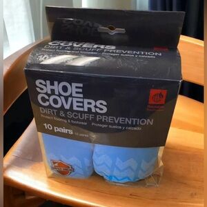 10 Pairs Surface Shields Skid Resistant Bottom Reusable Shoe Covers - Unisex